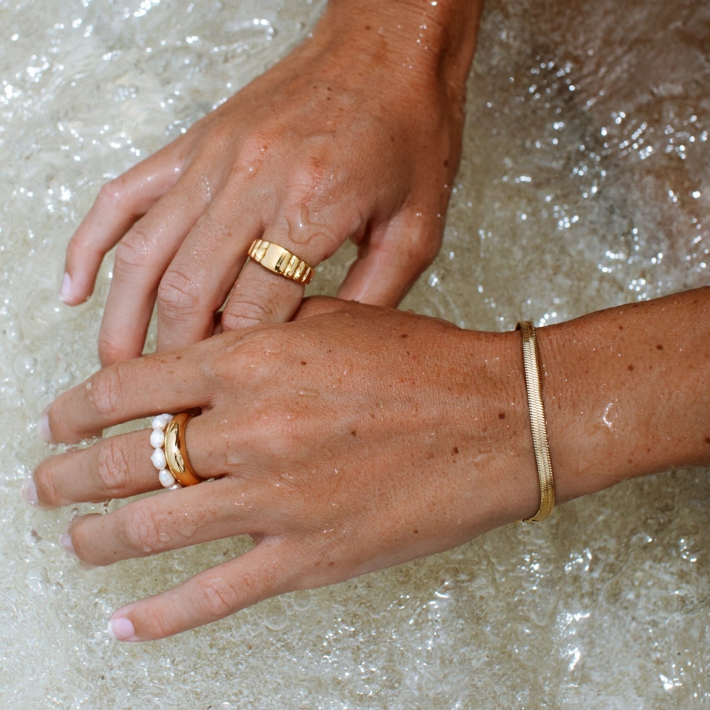 "Kauai" Herringbone Bracelet 